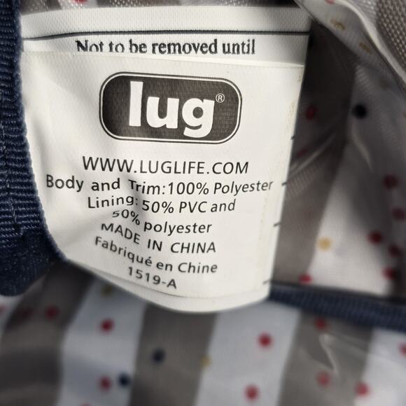 LUG Mini Trolley Cosmetic Bag Rainbow dots luggage Case Travel Pouch Pockets - Picture 9 of 16